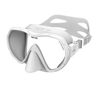 SEAC X-Frame - Máscara de Buceo Frameless de Silicona con Monolente de Vidrio Templado | Visión Nítida y Estabilidad Bajo el Agua, Volumen Reducido | para Buceo y Snorkel - Made in Italy