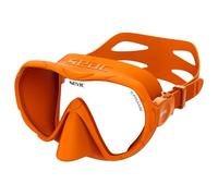 SEAC X-Frame - Máscara de Buceo Frameless de Silicona con Monolente de Vidrio Templado | Visión Nítida y Estabilidad Bajo el Agua, Volumen Reducido | para Buceo y Snorkel - Made in Italy