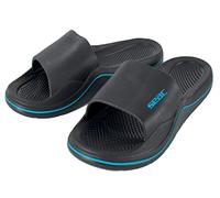 SEAC Zapatillas de Goma Unisex CAYA para Playa y Piscina, Color Negro/Azul, 8