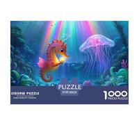 SeaCaballo 1000 Piece Jigsaw Puzzle For Adults Challenging Game Stress Relief Puzzle Exercise The Memory of The Brain for The Whole Family, Gifts for Women, Gifts for Men 38x26cm/1000pcs