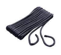 Seachoice Cabo de Amarre Negro de Nylon Doble Trenzado (6mm x 1,8m), Adultos Unisex