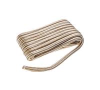 Seachoice Línea de Muelle de Nailon de Doble Trenza con Empalme de Ojo, preencogida, estabilizada al Calor, 3/4 Pulgadas x 35 pies, Oro Blanco