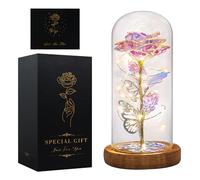 Seachrgif Regalo Navidad Mujer,Rosa Eterna Blanca, Regalos Originales para Novia, Esposa, Madre, Abuela, Hermana, Cuñada, Mejor Amiga, Suegra. Obsequios Creativos para Cumpleaños,San Valentín