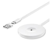 seacosmo Cargador inalámbrico magnético 3 en 1, Carga rápida para iPhone 16 15 14 13 12, iWatch Serie 9 8 7 6 SE y AirPods 4 3 2 Pro, estación de Carga portátil para hogar y Viaje