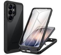 seacosmo Funda Antigolpes para Samsung Galaxy S26 Ultra, Negro | Carcasa Transparente 360° para Samsung S26 Ultra con Protector de Pantalla Incorporado [Antiarañazos] [Antideslizante]