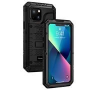 seacosmo Funda para iPhone 13 Impermeable, IP68 360 Grados Militar Protección Carcasa, Subacuática Waterproof Antigolpes Anti-Polvo Case con Protector de Pantalla/Cubierta de la Cámara, Negro