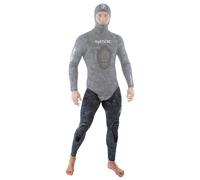 Pantalones de Pesca submarina Seac Snake Camo Hombre 5 Mm Gris/negro XL