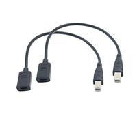 Seadream - Cable de Datos USB 3.1 Tipo C Hembra a USB 2.0 B Macho (2 Unidades)