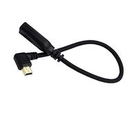 Seadream Conector USB C en ángulo a mini USB, tipo C hembra a mini USB macho, compatible con cable de carga y sincronización de datos (ángulo derecho)