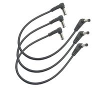 Seadream Paquete de 3 cables de conexión de alimentación CC de 5,5 mm x 2,1 mm, cable macho en ángulo recto a macho en ángulo recto, cables de conexión para cámara IP, CCTV, cámara de seguridad, tira