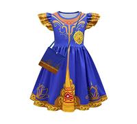 Seaehey Mira - Disfraz azul de princesa de detective Mira, disfraz de detective, disfraz de espía de detective, disfraz de Halloween, carnaval, traje de dibujos animados, azul, L
