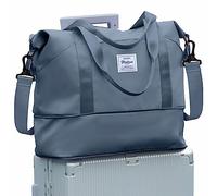 SEAFEW Bolsa de Viaje 40x20x25 para Ryanair,Bolsa de Mano Equipaje de Fin de Semana 40x30x20 para Mujer,Impermeable Bolsa de Deporte para Gimnasio,Bolso de Natación para Playa,A5-Azul Real