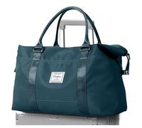 SEAFEW Bolsa de Viaje 40x20x25 para Ryanair,Impermeable Bolsa de Deporte para Gimnasio,Bolsa de Mano Equipaje de Fin de Semana 40x30x20 para Mujer,Bolso de Natación para Playa,A04-Azul Pavo Real