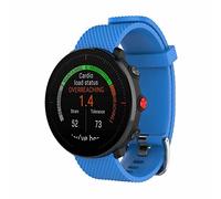 SeaFicco Correa de Reloj Compatible con Polar Grit X Pro/Grit X/Vantage M2 /Vantage M, 22mm Silicona Pulseras de Repuesto Banda de Fitness Correas de Deportes (L, Azul)