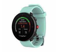SeaFicco Correa de Reloj Compatible con Polar Grit X Pro/Grit X/Vantage M2 /Vantage M, 22mm Silicona Pulseras de Repuesto Banda de Fitness Correas de Deportes (L, Verde Azulado)