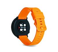 SeaFicco Correa de Reloj Compatible con Polar Ignite 2 /Ignite/Ignite 3 /Unite/Pacer, Universal 20mm Correa de Silicona Pulsera de Repuesto Banda de Deportes Fitness (ámbar)