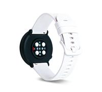 SeaFicco Correa de Reloj Compatible con Polar Ignite/Polar Unite, Universal 20mm Correa de Silicona Pulsera de Repuesto Banda de Deportes Fitness (Blanco)