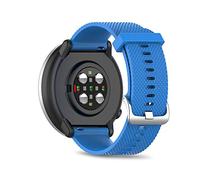 SeaFicco Correa de Reloj Compatible con Polar Pacer/Ignite 2 /Ignite/Unite, 20mm Silicona Pulseras de Repuesto Banda de Deportes Correas de Fitness (S, Azul)
