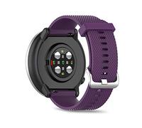 SeaFicco Correa de Reloj Compatible con Polar Pacer/Ignite 2 /Ignite/Unite, 20mm Silicona Pulseras de Repuesto Banda de Deportes Correas de Fitness (L, Púrpura)