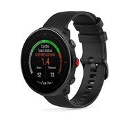 SeaFicco Correa de Reloj Compatible con Polar Vantage M/Polar Grit X, Universal 22mm Correa de Silicona Pulsera de Repuesto Banda de Deportes Fitness (Negro)