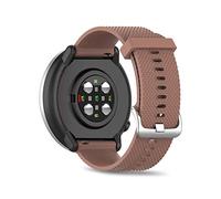 SeaFicco Correa de Reloj de Silicona Compatible con Polar Unite/Ignite 3 /Ignite 2 /Ignite/Pacer, 20mm Pulseras de Repuesto Banda de Deportes para Smartwatch (L, Marrón)
