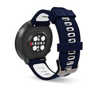 SeaFicco Correa de Reloj de Silicona Compatible con Polar Unite/Ignite/Ignite 2 /Ignite 3 /Pacer, Universal 20mm Pulseras de Repuesto Banda de Sport Correas de Reloj (Azul Marino/Blanco)