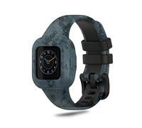 SeaFicco Correa de Reloj Impresión de Patrones Pulsera de Silicona Correa de Repuesto Brazalete de Muñeca Banda de Deportes Compatible para Garmin Vivofit jr.3 (Mosaico)