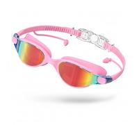 Seaflar Antivaho Gafas De NatacióN General | Profesional Lentes Galvanizados, ProteccióN UV, 3D Sello De Silicona | Impermeable Gafas Piscina Adultos & Adolescentes-Pink