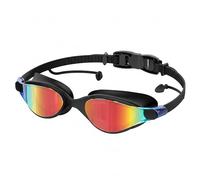 Seaflar Antivaho Gafas De NatacióN General | Profesional Lentes Galvanizados, ProteccióN UV, 3D Sello De Silicona | Impermeable Gafas Piscina Adultos & Adolescentes-Black