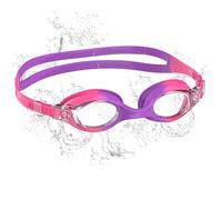 Seaflar Gafas de Natación, Antivaho de Visión Clara, Protección UV, Ajuste Rápido, Junta de Silicona, Unisex Marco Pequeño Gafas Natacion Niño de 6 a 14 años-T-RedPpT