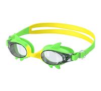 Seaflar Gafas de Natación Niños con Diseño de Tiburón, Visión Gran Angular 180° HD, Antivaho y Protección UV, Unisex para 3-10 Años, GreenY