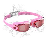Seaflar Gafas Natacion Hombre Mujer | Impermeables Antivaho VisióN Clara Gafas Natacion Adultos Juventud General | Gafas Piscina Profesionales Con Puente Nasal Suave Y Ajuste CóModo-D-RED