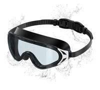 Seaflar Gafas Natacion Hombre Para Adultos, Montura Grande, Antivaho, ProteccióN UV, Lentes HD | Gafas Natacion Mujer Unisex Ideales Para Buceo Y Deportes AcuáTicos Al Aire Libre-C-BK