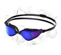 Seaflar Gafas Natacion Polarizadas Antivaho Protección UV400, Correa de Silicona Ajustable - Profesional para Adultos & Adolescentes, Deportes Acuáticos Hombres Mujeres-D-BKBL