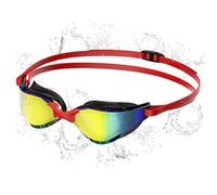 Seaflar Gafas Natacion Polarizadas Antivaho Protección UV400, Correa de Silicona Ajustable - Profesional para Adultos & Adolescentes, Deportes Acuáticos Hombres Mujeres-D-REDCL