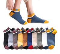 seafly Men's Spring Summer Sports Thin Socks Low Cut Ankle Athletic Socks Cotton Breathable Comfort No Show Socks (10Pairs)