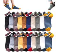 seafly Men's Spring Summer Sports Thin Socks Low Cut Ankle Athletic Socks Cotton Breathable Comfort No Show Socks (20Pairs)