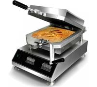 Seafood Fossil Cake Machine 2800 W, Tako Senbei de gambas recién hechas, temperatura ajustable de 50 a 299 °C, panel de 300 x 300 mm, parrilla para crepes y panqueques para cafetería, restaurante