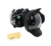 Seafrogs [40M/130Ft] Caso De Buceo Impermeable con WAN Wa005F Puerto De Domo para Sony A7C, Carcasa De Buceo Submarino para Sony Alpha 7C+16-35Mm F4, para Tamron 17-28 Mm F2.8