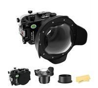 Seafrogs Carcasa Subacuática para Sony A6700 con Puerto De Cúpula Wa005F, [40M/130Ft] Carcasa De Buceo Impermeable para Sony Ilce-6700 con E 18-105 Mm F4, 28-60 Mm F4-5.6