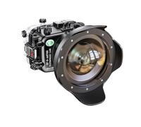 Seafrogs - Carcasa subacuática para Sony A6700 de 16-35 mm con barril de protección de lente de espejo plano de 40 m, impermeable, para fotografía de buceo, durante esnórquel, esquí, a la deriva