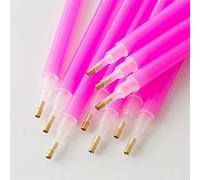 SEAFRONT 10 Herramientas de Pintura de Diamante, Bolígrafo de Plástico de Doble Extremo para Bricolaje, Ventosas Especiales para una y Seis Cuentas, Ideal para Manualidades y Decoración