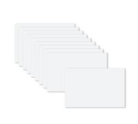 SEAFRONT 10PCS Tarjeta de Identificación Inteligente Grabable de PVC Blanco 1,8 Mm de Espesor 125 KHz T5577 Chip para Sensor Cerraduras de Puertas Inteligentes Control de Acceso a la