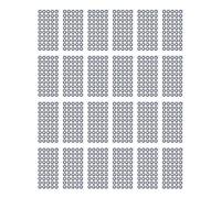 SEAFRONT 1200 Marcadores de Escaneo 3D, Puntos de Seguimiento Altamente Reflectantes de 6 Mm de Diámetro Interior de 10 Mm de Diámetro Exterior con Reflexión Difusa, para Captura de