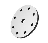 SEAFRONT Almohadilla de Lijado de Esponja Suave Almohadilla de Respaldo Amortiguadora de 150 Mm de Diámetro para Lijadora Orbital, Cojín de Interfaz de Reducción de Ruido a Prueba de Golpes con (6