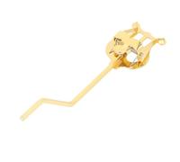 SEAFRONT Alto Sax Partitura de Partituras Aleación Apreta Estable Diseño Elegante Oro Conveniente de Soporte Adecuado para Saxofón Alto y Saxofón Tenor