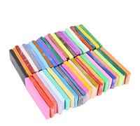 SEAFRONT Arcilla para Modelar, Material Polimérico Suave, Juguete Educativo para Niños, Desarrolla la Creatividad y la Comunicación, Ideal para Artes y Manualidades (46 colores 28g 3D + libro de