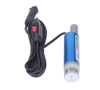 SEAFRONT Bomba de Transferencia de Aceite de Acero Inoxidable Eléctrica 12V, y Agua, Elevación 12L/min 2m, con Filtro, para Cosechadora, Máquina Agrícola, Manguera de Admisión Flexible de Gasolina,