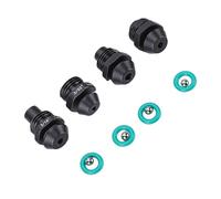 SEAFRONT Boquilla Lavaparabrisas Doble Jet Latón Cromado Pulverizador Ajustable 29mm con Tuercas Fijas y Arandelas de Goma para Coches Clásicos Limpieza del Limpiaparabrisas Delantero de los Años 50