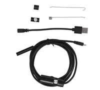 SEAFRONT Cámara de Inspección de Endoscopio Industrial Boroscopio USB de 7 Mm 1.3MP 6 LED IP67 Impermeable Visualización de 70 Grados para Tubería Ventilación de Motor de Automóvil Tableta Usuarios